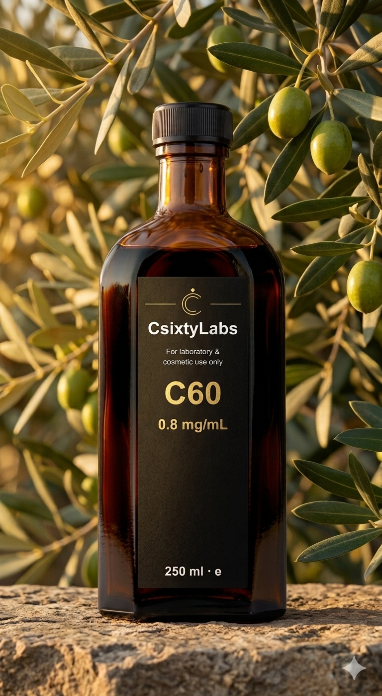 CsixtyLabs C60 Fullerene Olive Oil 250ml